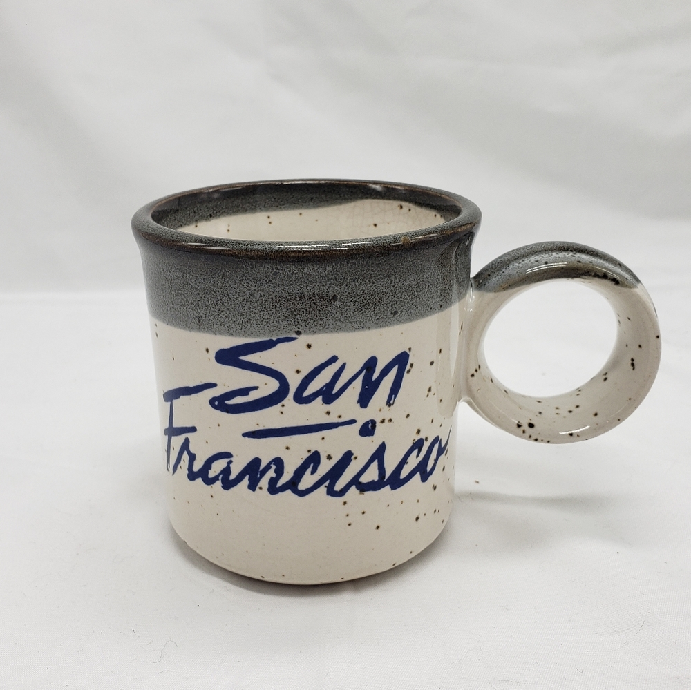 San Fransisco ceramic pottery coffee mug